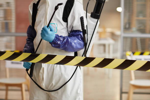 Professional Biohazard Cleanup technician working in Sadsburyville, PA